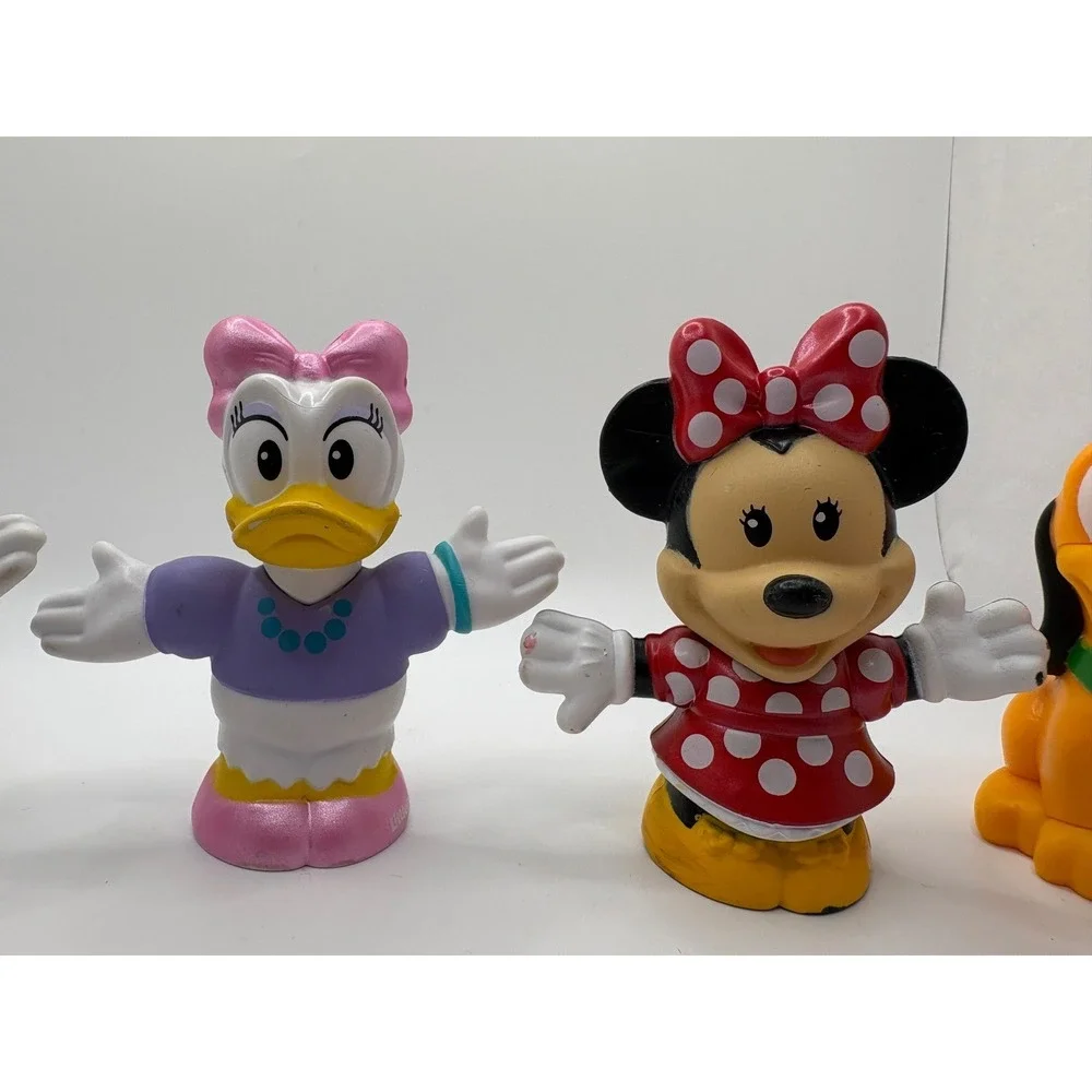 Fisher Price Little People Disney‎ Mickey Minnie Donald Daisy Pluto 5pc Figures